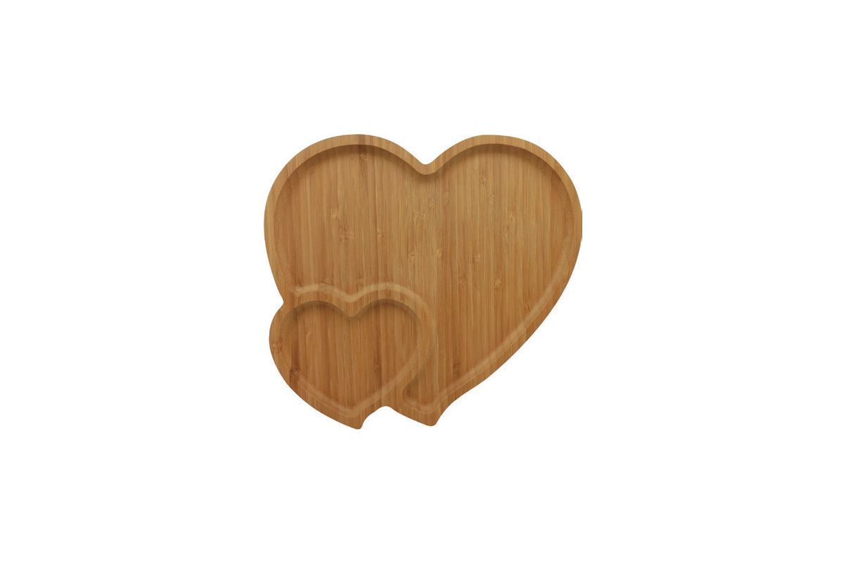 El Amor-Heart Shaped Twin Tray