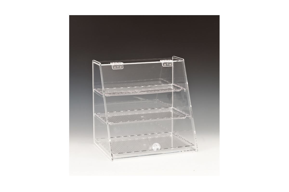 Polycarbonat Tepsili Teşhir Standı