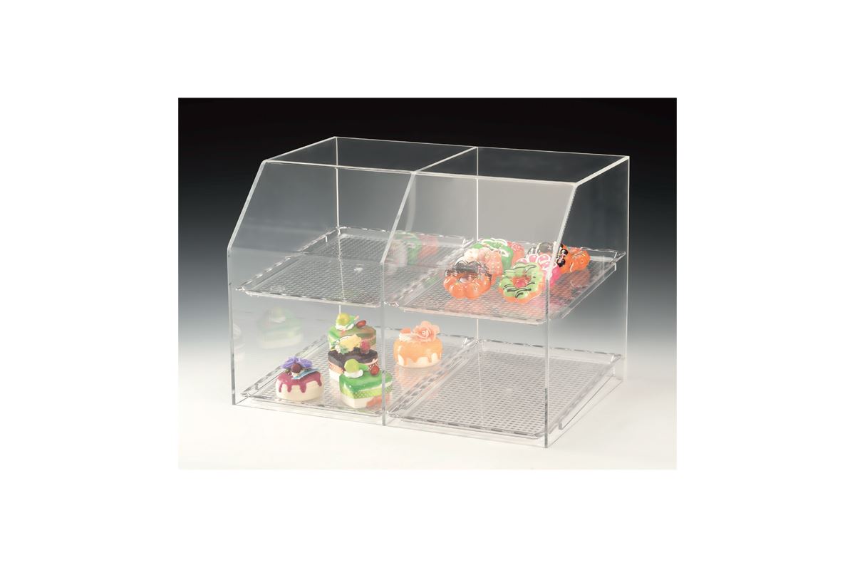 Polycarbonat Tepsili Teşhir Standı